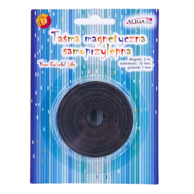 Taśma magnetyczna samoprzylepna 1,5cmx1m