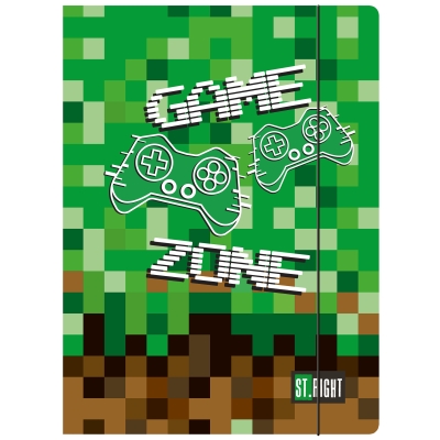 Teczka A4 z gumką 300g Game Zone St.right