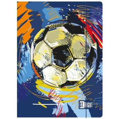 Teczka A4 z gumką 300g Match Ball St.right