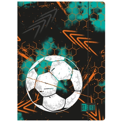 Teczka A4 z gumką 300g Turbo Kick St.right
