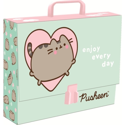 Teczka z rączką gruba A4 XL Pusheen Mint
