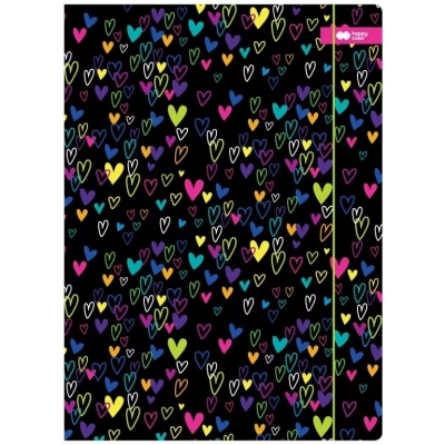 Teczka Z Gumką A4 My Love Czarna