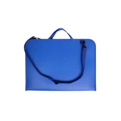 Teczka PP na rysunki A3 niebieska z rączka paskiem obszyciem 3cm