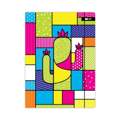 Teczka z gumką A4+ Happy-color Pop Kaktus