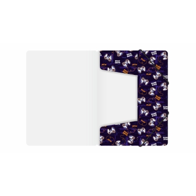 Teczka z gumką A4 plastikowa pady gamepad