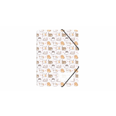 Teczkaz gumką plastikowa A4 PP Kittens