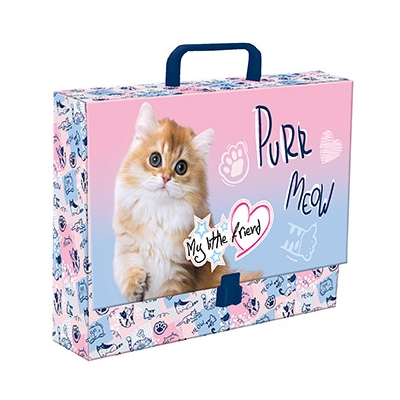 Teczka z rączką A4 XL Friend Cat Pastel St.right