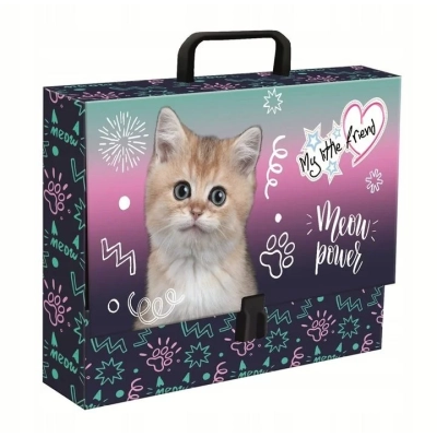 Teczka z rączką gruba A4 XL Little Friend Kitty Party