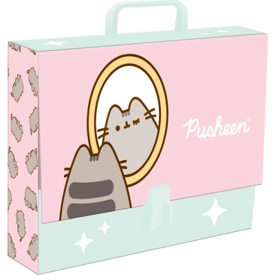 Teczka z rączką gruba A4 XL Pusheen Pink