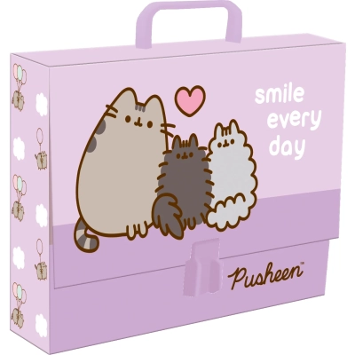 Teczka z rączką gruba A4 XL Pusheen Violet