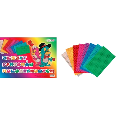 Wycinanka A4 Zeszyt kartonów hologramowych 230g