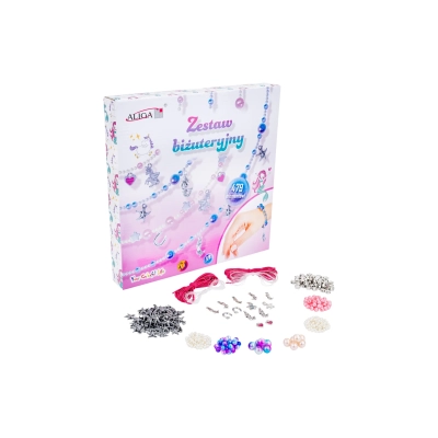 Zestaw biżuteryjny do robienia bransolet naszyjników Zwb-8800 479 elementów