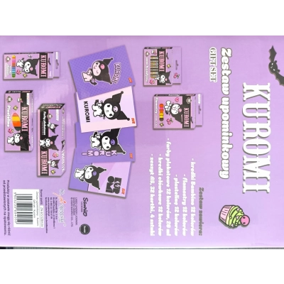 Zestaw plastyczny prezentowy Kuromi licencja