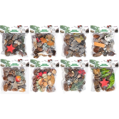 Zestaw Świąteczny z szyszkami mix 50g