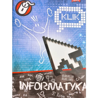 Zeszyt A5 60 kartek laminowany Informatyka Unipap