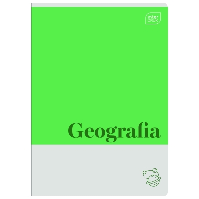 Zeszyt przedmiotowy A5 60 kartek Geografia Hybrid Pigułka Wiedzy Interdruk