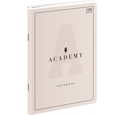 Zeszyt A5 Academy Pastelowa okładka 60 kartek w kratkę Interdruk