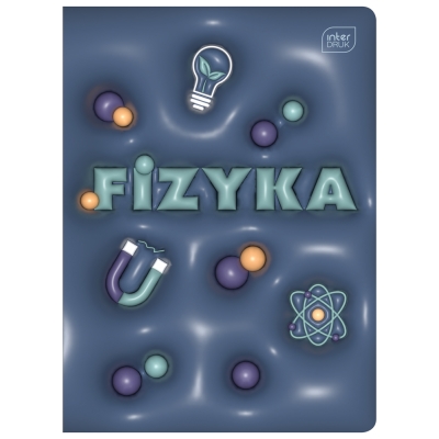 Zeszyt przedmiotowy A5 60 kartek Fizyka Hybrid Pigułka Wiedzy Interdruk