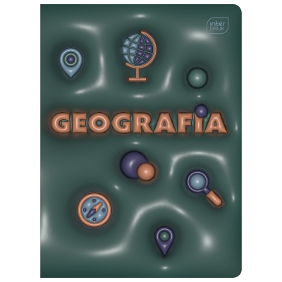 Zeszyt przedmiotowy A5 60 kartek Geografia Hybrid Pigułka Wiedzy Interdruk