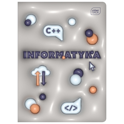 Zeszyt przedmiotowy A5 60 kartek Informatyka Hybrid Pigułka Wiedzy Interdruk