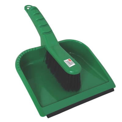 Zmiotka i szufelka z gumką