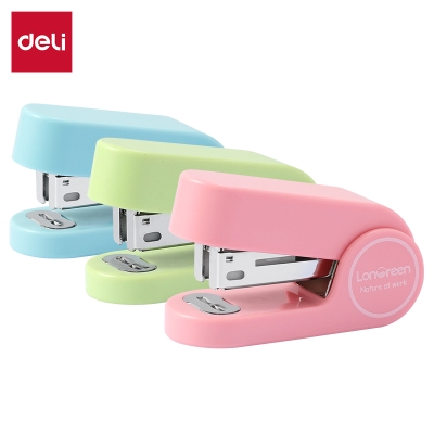 Zszywacz Mini Deli 15 kartek Longreen M413 Deli mix kolor