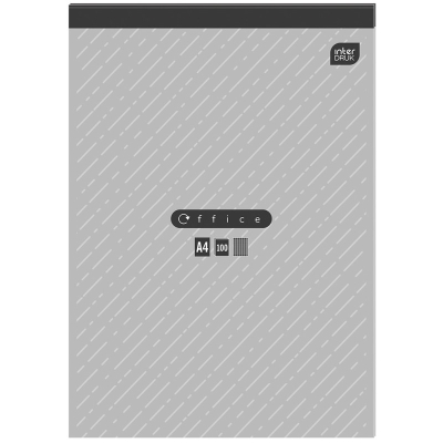 Blok biurowy A4 100 kartek kratka Interdruk