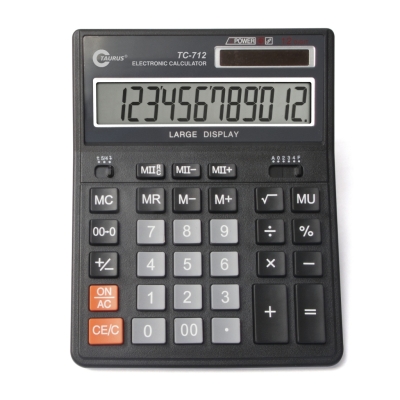 Kalkulator biurowy tani 12 pozycji Taurus TC 712