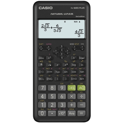 Kalkulator naukowy casio z funkcjami FX-82es plus2