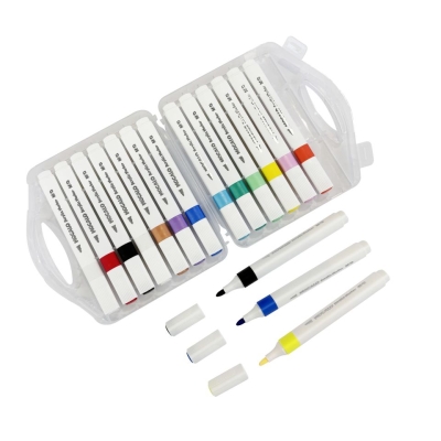 Markery akrylowe 14 kolorów M&G Mocalo mocne plastikowe opak