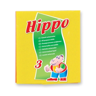 Ścierka uniwersalna domowa hippo 3 szt
