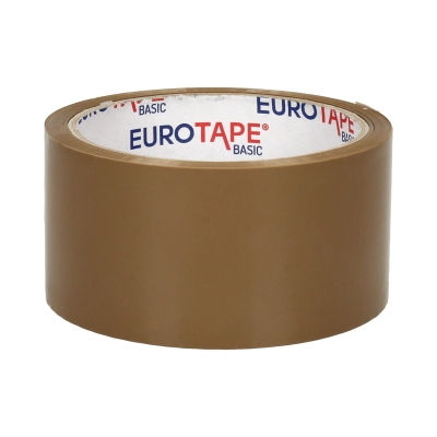 Taśma klejąca pakowa akrylowa 48m 50y brązowa euro tape