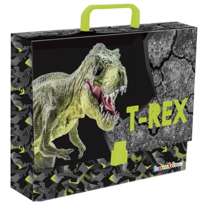 Teczka z rączką A4 XL T-Rex dinozaur