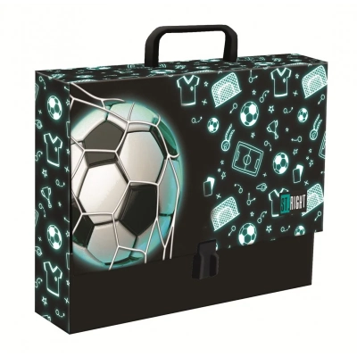 Teczka z rączką gruba XL z pilką goal bambino