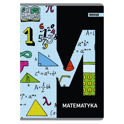 Zeszyt tematyczny A5 60k kratka matematyka rexus 111151