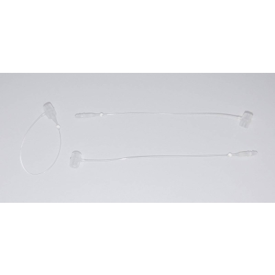 Żyłki do mocowania etykiet, metek plastikowe 230mm 1000 sztuk