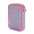 Piórnik podwójny różowy bez wyposażenia Astrabag Pinky Kitty AC2 Astra