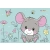Podkład szkolny na biurko dwustronny 55x38cm Mouse